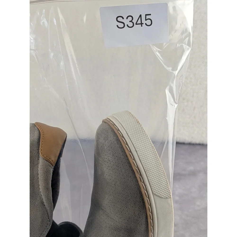 Dr. Scholls Womens Abbott Wedge Sneaker Grey Slip On Shoes 8M S345